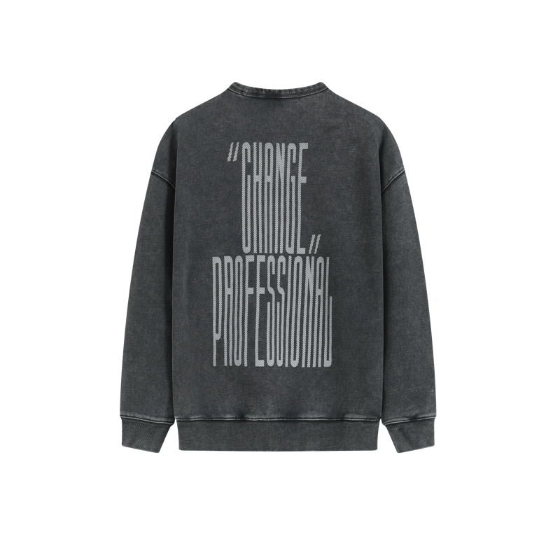 Change Pro gray hoodie back